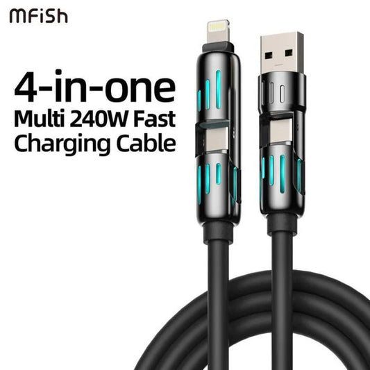 4-in-1 Multi USB Charging Cable (Universal Fast Charge)