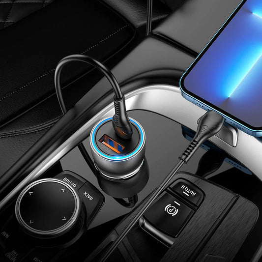 Hoco NZ8 Sprinter 43W Dual Port Fast Car Charger