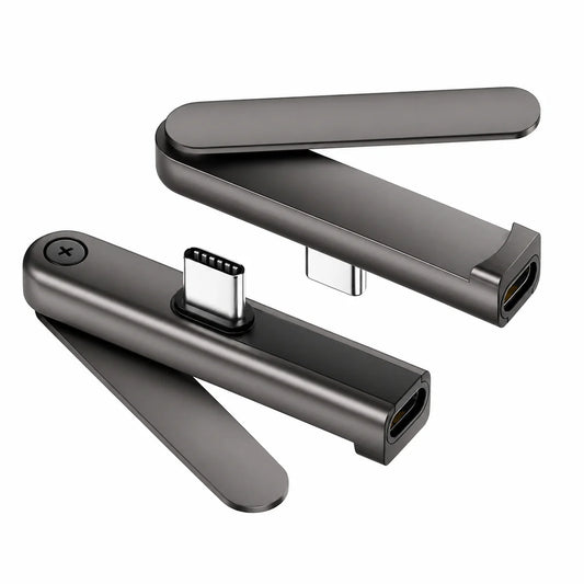 محول حامل الهاتف القابل للطي بمنفذ USB-C