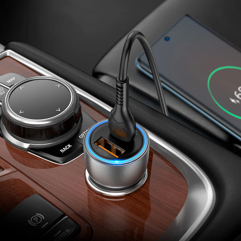 Hoco NZ8 Sprinter 43W Dual Port Fast Car Charger