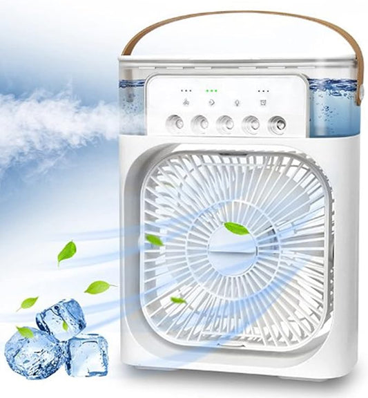 DLC Portable Ice Water Misting Fan with Oscillation & Remote Control