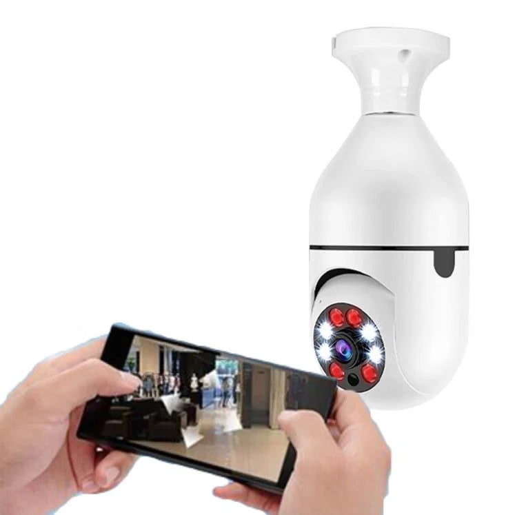 WiFi 360° Panoramic Security Camera with Night Vision & Two-Way Audio