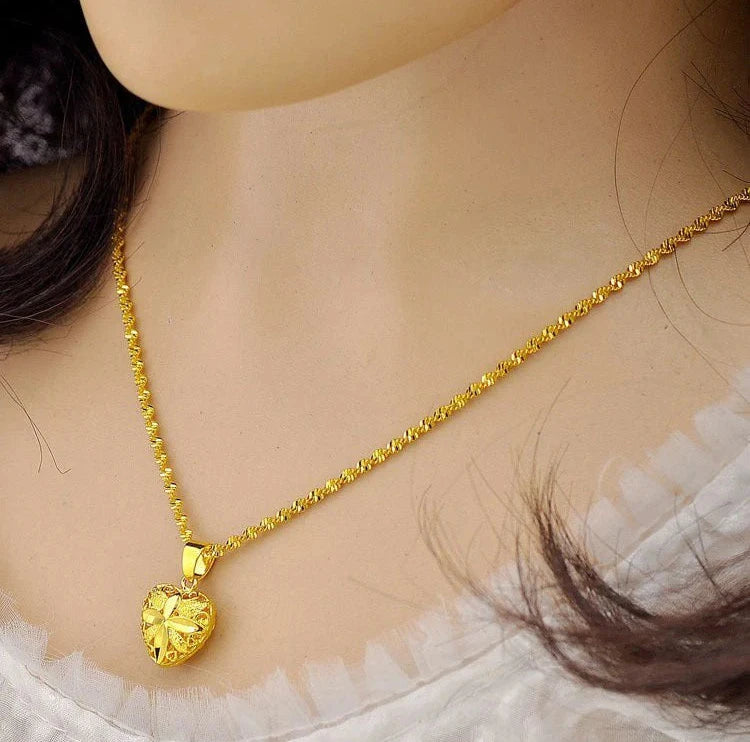 Heart Shaped Memorial Necklace