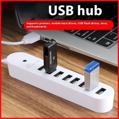 8 Port USB Hub