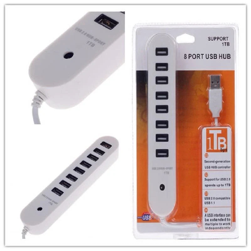 8 Port USB Hub