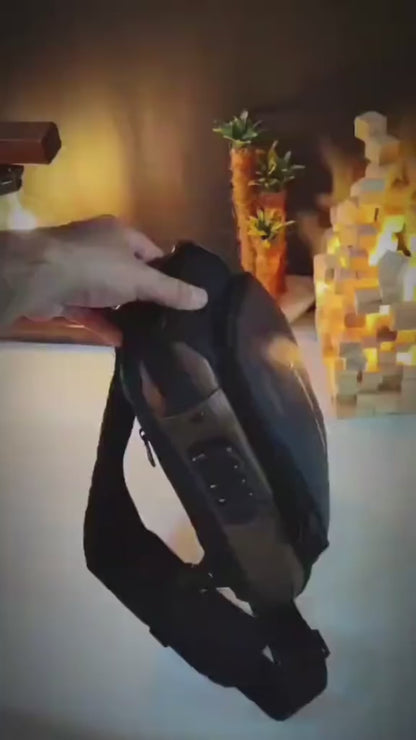 Men Sling Bag With Password Lock
